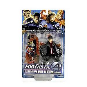 Fantastic Four Movie Series 3 Human Torch Figure, NM